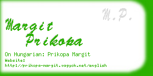 margit prikopa business card